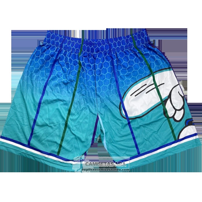 Pantalone Charlotte Hornets Mitchell & Ness Big Face Verde